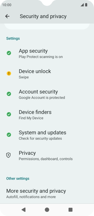 Press More security and privacy. Press More security and privacy.