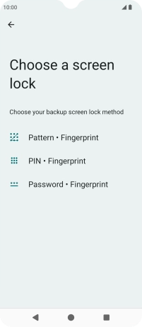 Press the required phone lock code. Press the required phone lock code.