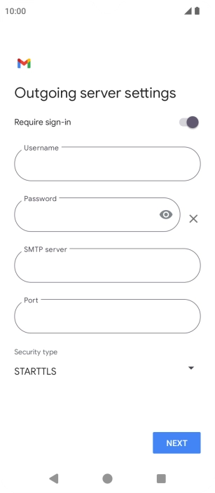 Press the indicator next to Press the indicator next to