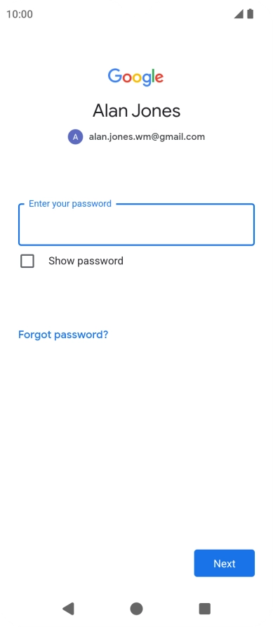 Press the field below Press the field below
