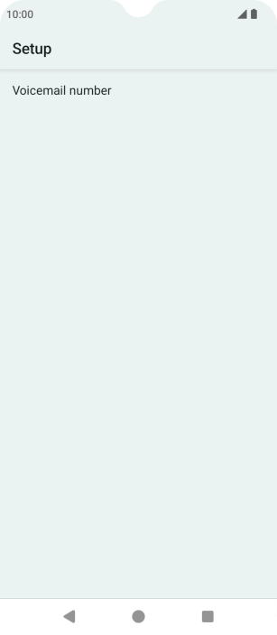 Press Voicemail number. Press Voicemail number.