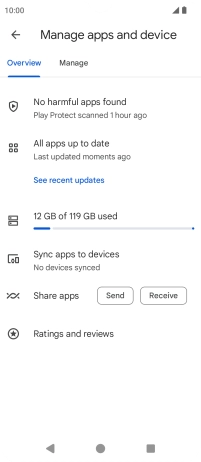 Press Manage. Press Manage.