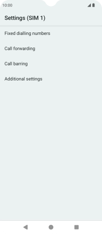 Press Fixed dialling numbers. Press Fixed dialling numbers.