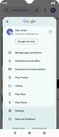 Press Manage apps and device. Press Manage apps and device.