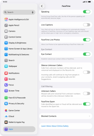 Press the indicator next to Press the indicator next to