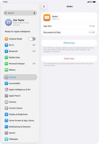 Press Offload App. Press Offload App.