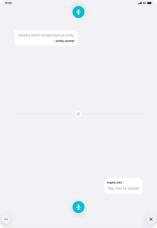 Press the end icon to end two-way view. Press the end icon to end two-way view.