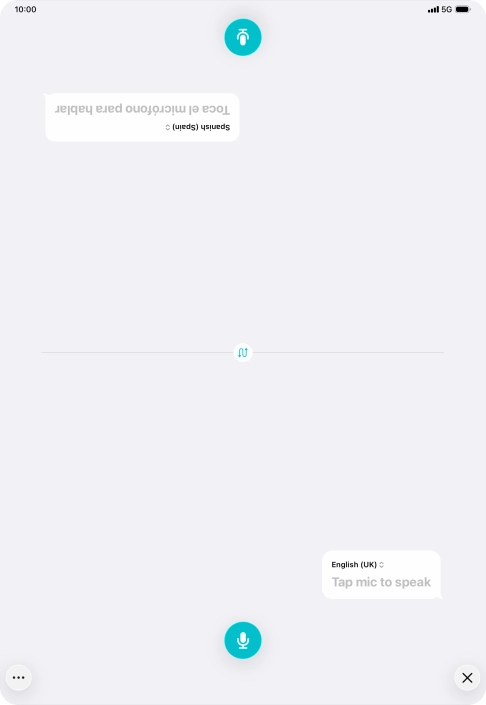 Press the end icon to end two-way view. Press the end icon to end two-way view.