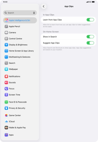 Press the indicators next to the required settings to turn them on or off. Press the indicators next to the required settings to turn them on or off.