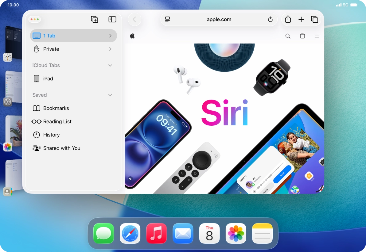 To adjust the size of the application window, press and drag the adjust size icon. To adjust the size of the application window, press and drag the adjust size icon.
