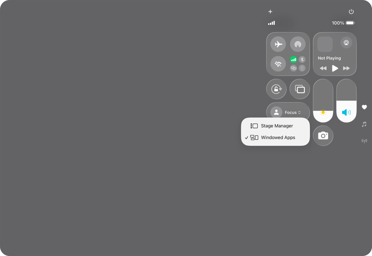 Press the required type of multitasking. Press the required type of multitasking.