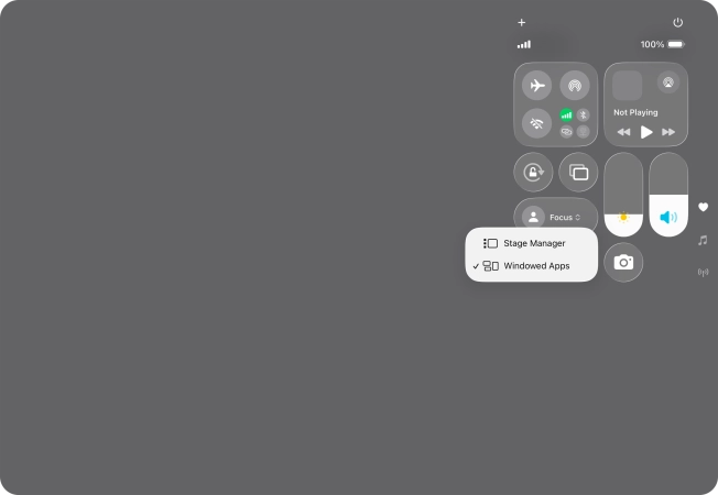 Press the required type of multitasking. Press the required type of multitasking.