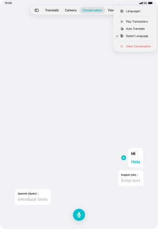 Press Clear Conversation. Press Clear Conversation.
