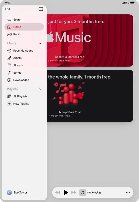 Press New Playlist. Press New Playlist.