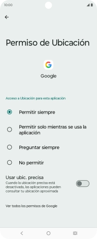 Pulsa el ajuste deseado. Pulsa el ajuste deseado.