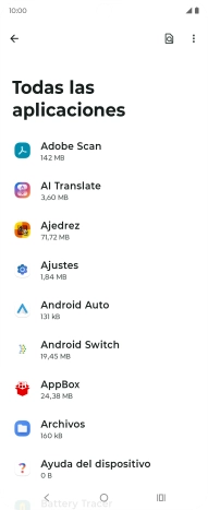 Pulsa la app deseada. Pulsa la app deseada.