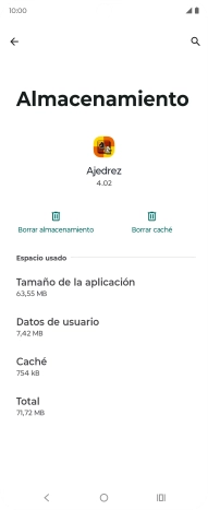 Pulsa Borrar caché. Pulsa Borrar caché.