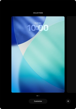 Press the add icon. Press the add icon.