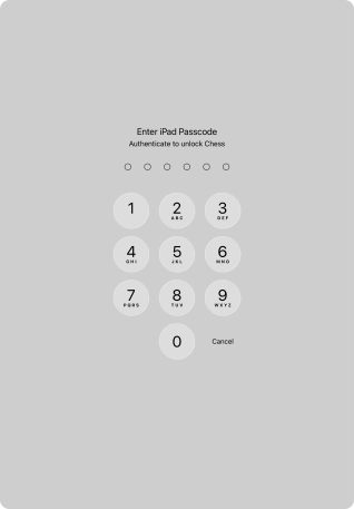 Use the lock code you created. The app is now no longer locked. Use the lock code you created. The app is now no longer locked.