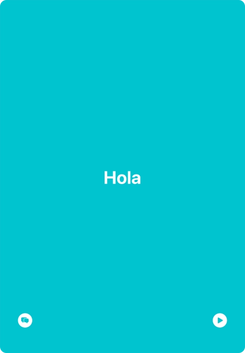 Press the split view icon to go back to display of both languages. Press the split view icon to go back to display of both languages.