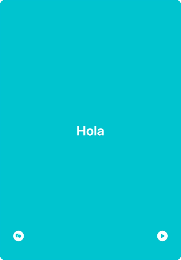 Press the split view icon to go back to display of both languages. Press the split view icon to go back to display of both languages.