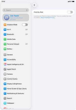 Press the indicator next to Press the indicator next to