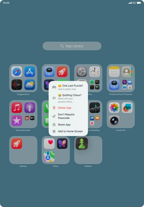 Press Don't Require Passcode. Press Don't Require Passcode.