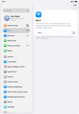 Press the indicator next to Press the indicator next to
