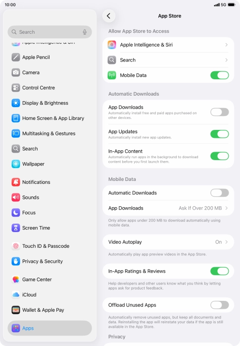 Press the indicator next to Press the indicator next to
