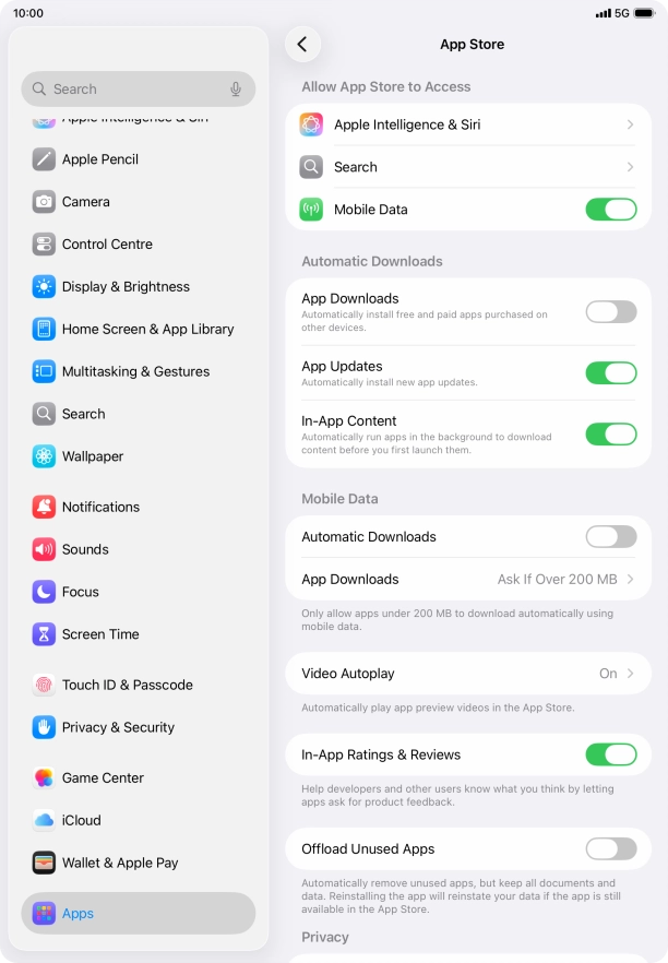 Press the indicator next to Press the indicator next to
