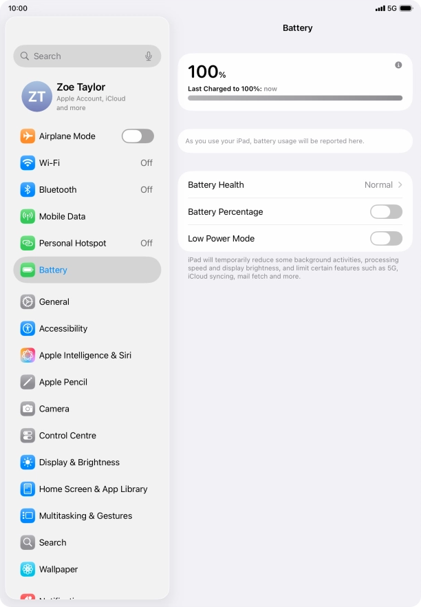 Press the indicator next to Press the indicator next to