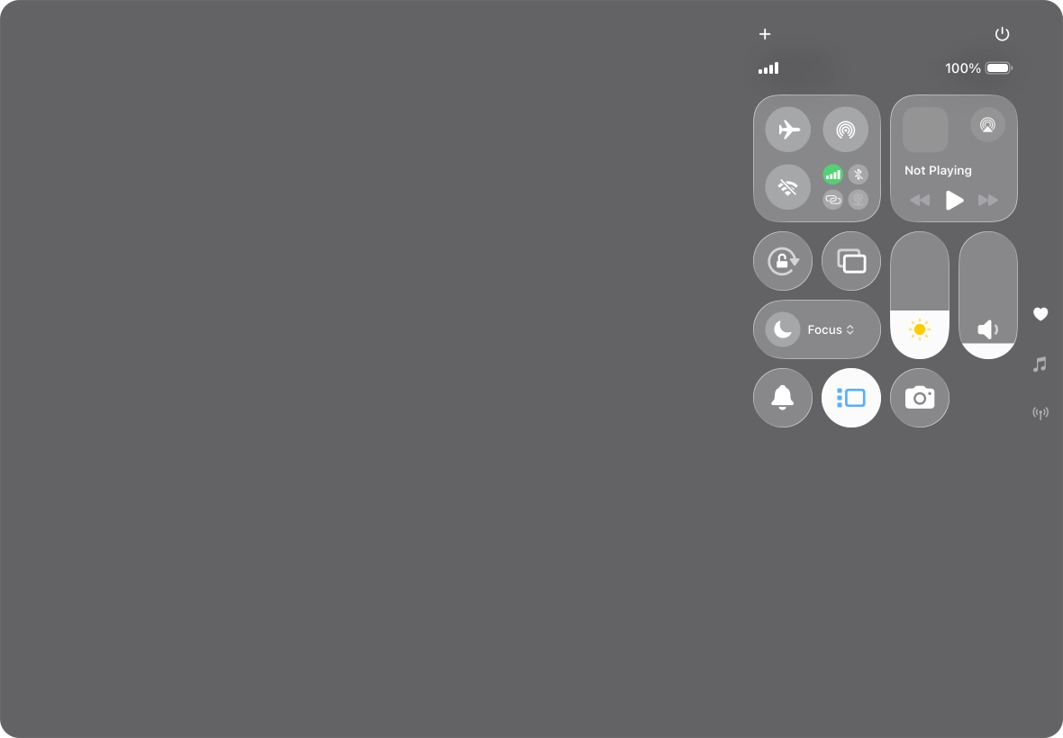 Press anywhere on the screen. Press anywhere on the screen.
