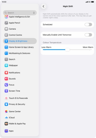 Press the indicator next to Press the indicator next to