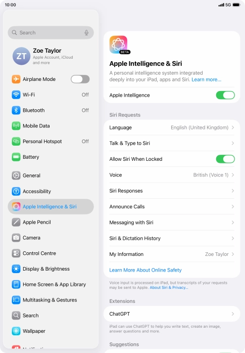 Press the indicator next to Press the indicator next to