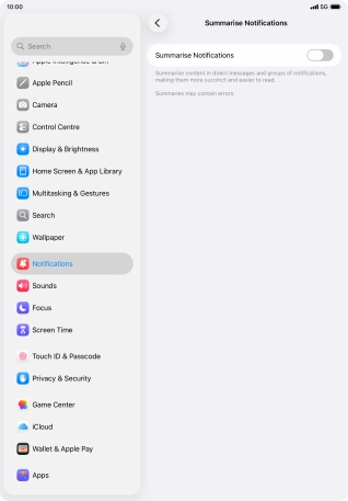 Press the indicator next to Press the indicator next to