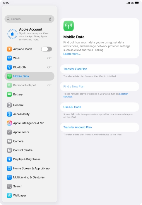 Press Use QR Code. Press Use QR Code.