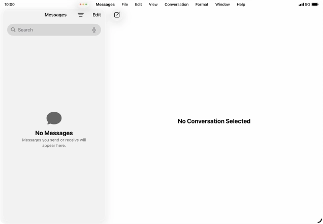 Press the menu icon. Press the menu icon.