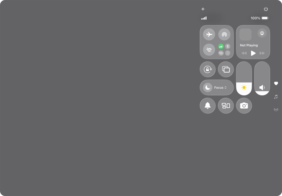 Press and hold the multitasking icon. Press and hold the multitasking icon.