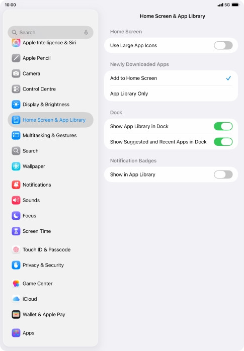 To add new downloaded apps to both the home screen and App Library, press Add to Home Screen. To add new downloaded apps to both the home screen and App Library, press Add to Home Screen.