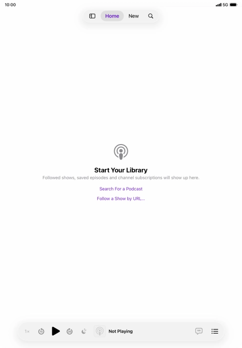 Slide your finger upwards starting from the bottom of the screen to return to the home screen. Slide your finger upwards starting from the bottom of the screen to return to the home screen.