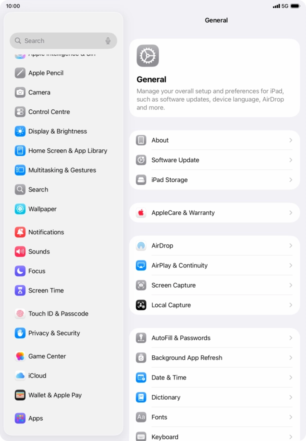 Press Screen Time and optionally select the required member of your family group. Press Screen Time and optionally select the required member of your family group.