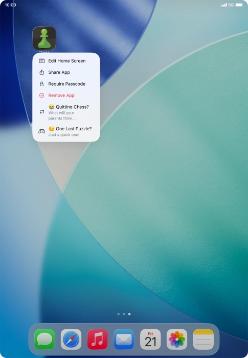 Press Require Passcode. Press Require Passcode.