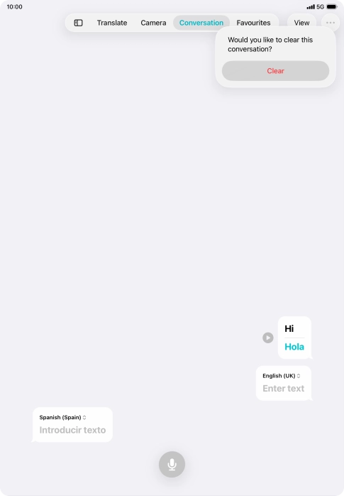 Press Clear. Press Clear.