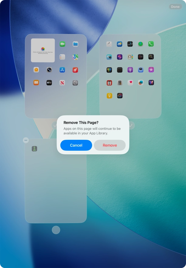 Press Remove. Press Remove.