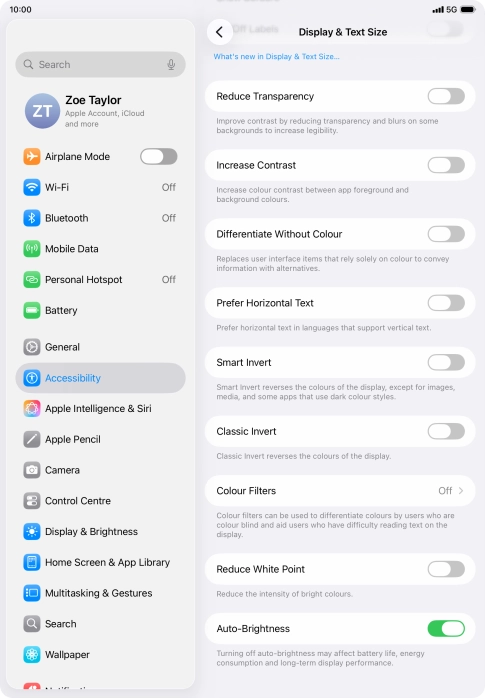 Press the indicator next to Press the indicator next to