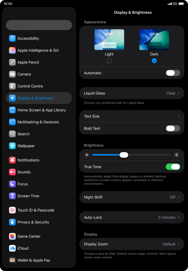 Press the indicator next to Press the indicator next to