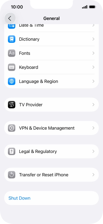 Press Transfer or Reset iPhone. Press Transfer or Reset iPhone.