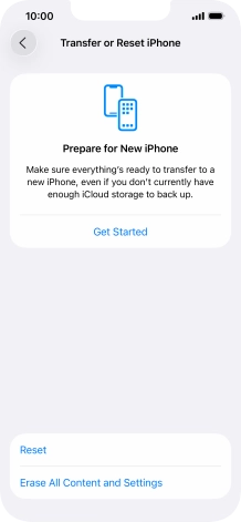 Press Reset. Press Reset.