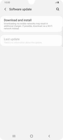 Press Download and install. If a new software version is available, it's displayed. Follow the instructions on the screen to update the phone software. Press Download and install. If a new software version is available, it's displayed. Follow the instructions on the screen to update the phone software.