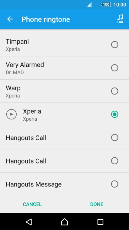 Press the add ring tone icon and go to the required ring tone. Press the add ring tone icon and go to the required ring tone.
